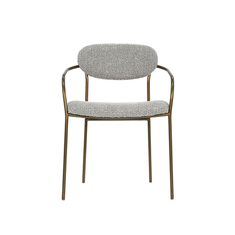 Timeless Minimalist Contemporary Upholstered Dining Armchair