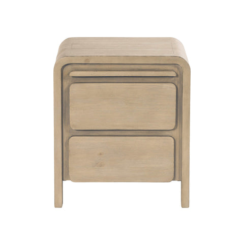 LH Imports Timeless Minimalist Modern Wood Nightstand