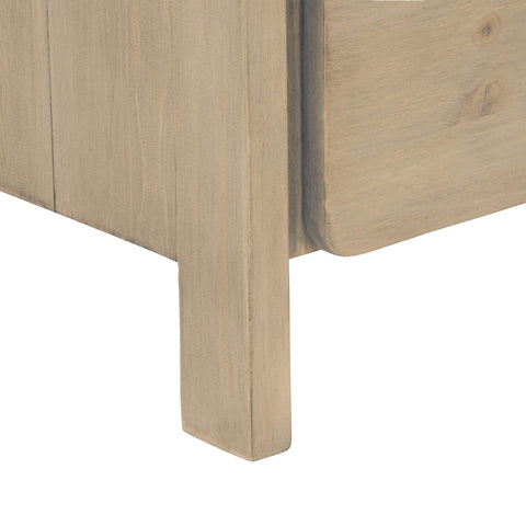 LH Imports Timeless Minimalist Modern Wood Nightstand