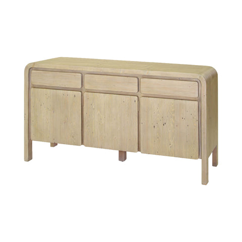 Opera Scandinavian Sideboard with Inset Handles Cabinet