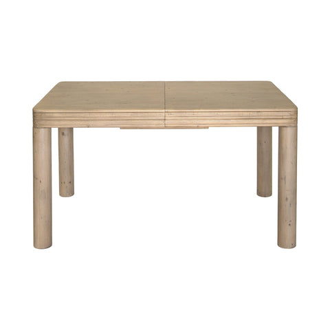 LH Imports Space Saving Extendable Farm Dining Table