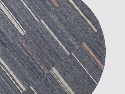 Bohemian Global Eclecticist Handmade Area Rug with Fringe - Rectangle