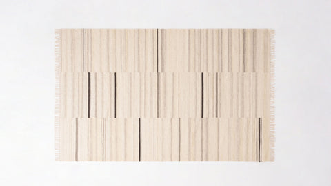 Bohemian Global Eclecticist Handmade Area Rug with Fringe - Rectangle