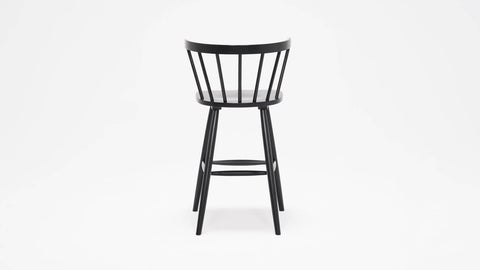 Lyla Soft Scandinavian Windsor Counter Stool