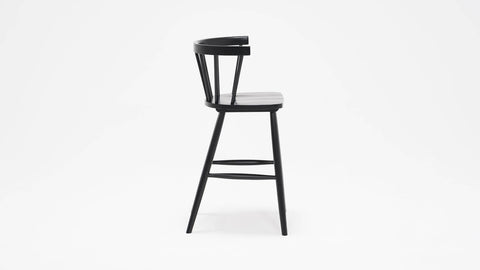 Lyla Soft Scandinavian Windsor Counter Stool