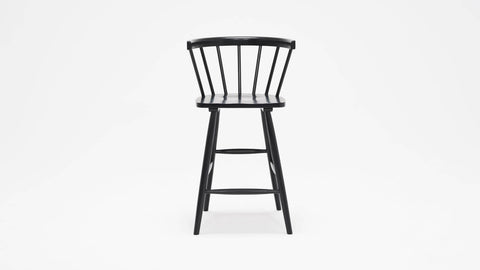 Lyla Soft Scandinavian Windsor Counter Stool