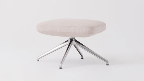 Soft Scandinavian Upholstered Pouf Ottoman