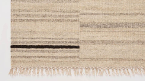Bohemian Global Eclecticist Handmade Area Rug with Fringe - Rectangle