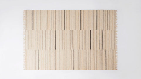 Bohemian Global Eclecticist Handmade Area Rug with Fringe - Rectangle