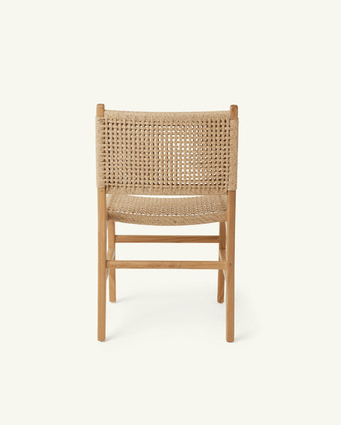 Soft Scandinavian Mid Century Oak Dining Side Chair
