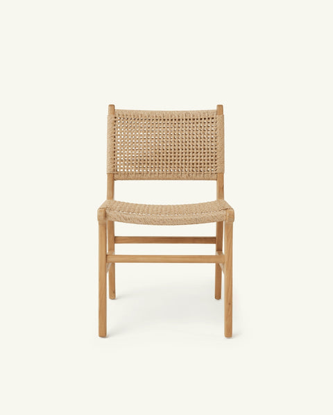Soft Scandinavian Mid Century Oak Dining Side Chair