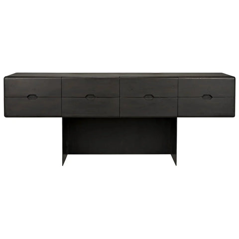 Begonia Modern Waxed Sideboard Cabinet