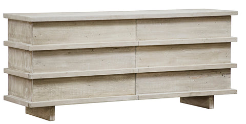 Bergamot Modern Rustic Double Dresser