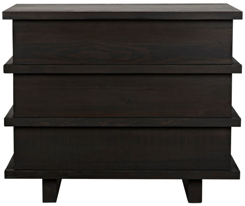 Bergamot Modern Waxed Drawer Dresser