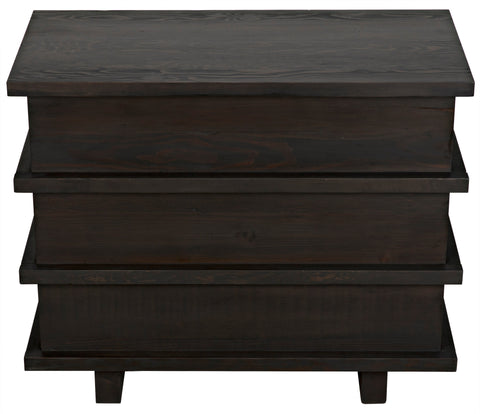 Bergamot Modern Waxed Drawer Dresser