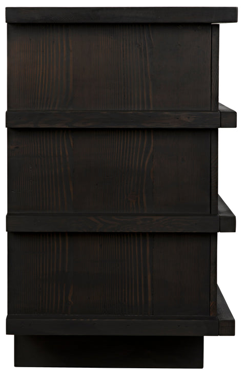 Bergamot Modern Waxed Drawer Dresser