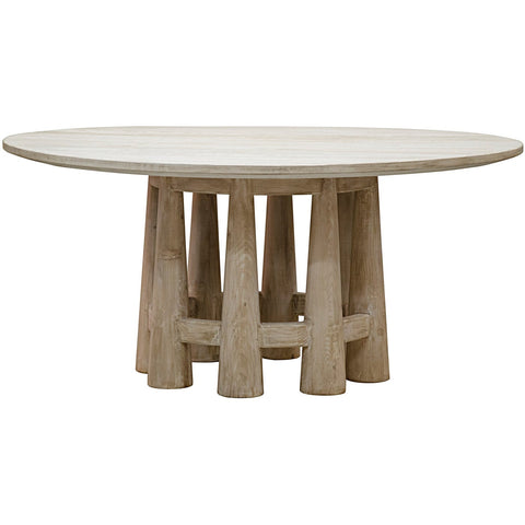 Lulu Timeless Minimalist Tulip Round Dining Table