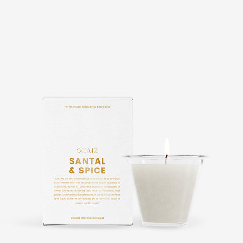 Everyday Santal & Spice Filled Soy Wax Blend Candle