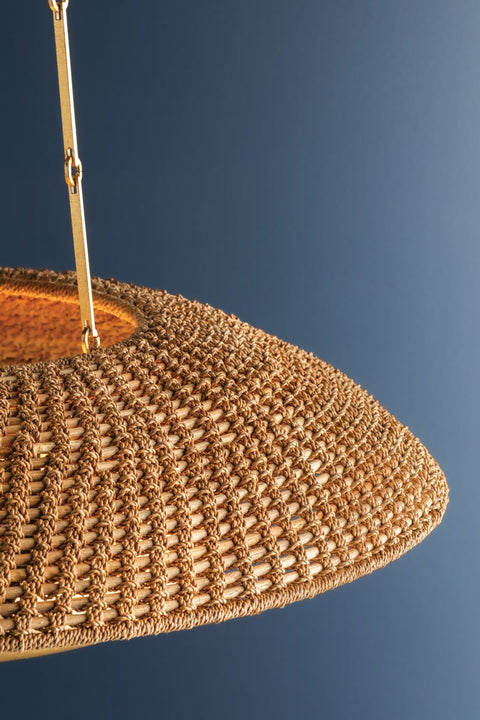 Oaklyn Coastal Woven Pendant Light for Modern Spaces