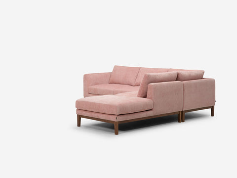 Oma Chaise Sectional Sofa with Loose Cushions