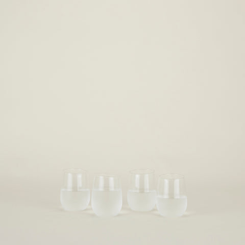 Hawkins New York Boreal Everyday Minimalist Matte Glassware - Set of 4
