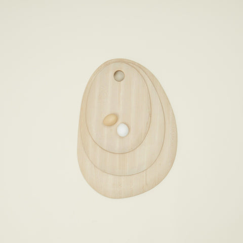 PEBBLE CUTTING BOARD - MAPLE
