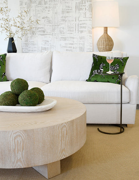 Worlds Away Contemporary Bronze Mirror C Table Accent Table