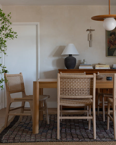 Soft Scandinavian Mid Century Oak Dining Side Chair