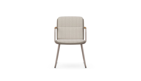 Outdoor Living and Garden Modern Cantilever Dining Armchair