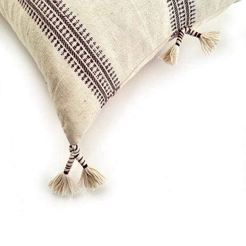 Artful Traditionalist Handwoven Bohemian Pillow Cover