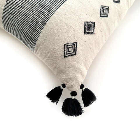 Artful Traditionalist Handwoven Bohemian Pillow Cover