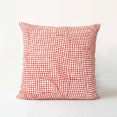 Modern Graphic Cotton Square Zipper Pillow Cover