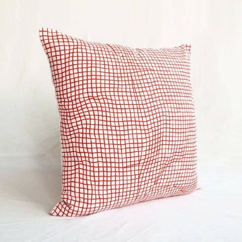 Modern Graphic Cotton Square Zipper Pillow Cover