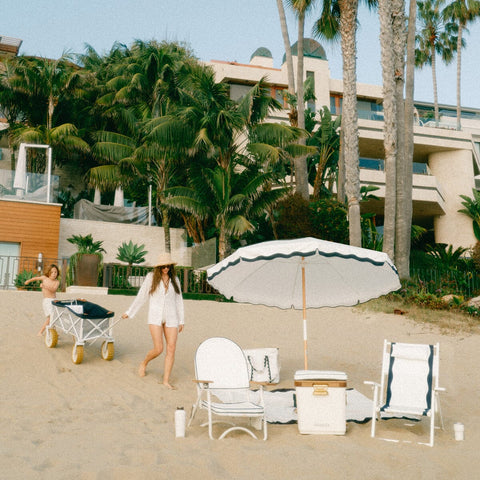 The Amalfi Umbrella - Rivie White