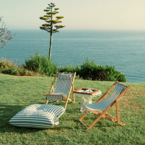 The Sling Chair - Monaco Black Stripe