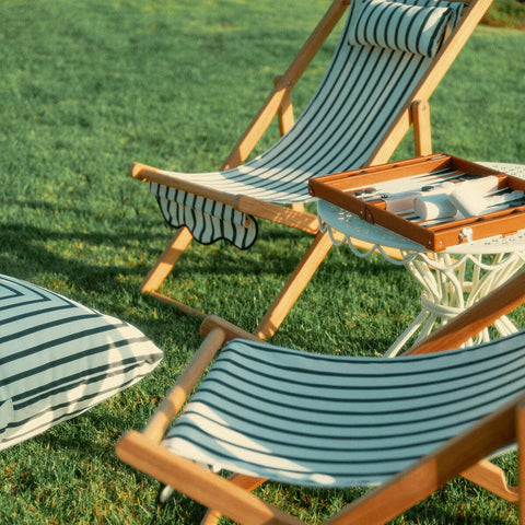 The Sling Chair - Monaco Black Stripe