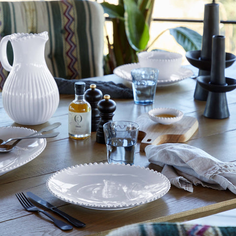 Decorated Beaded Traditional Glazed Plate Set