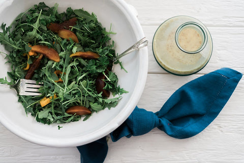 Contemporary Two-tone Handmade Glazed Ceramic Serving Bowl