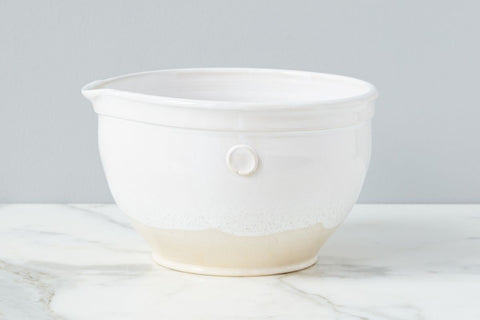 Everyday Contemporary Handmade Glazed Ceramic Salad Bowl