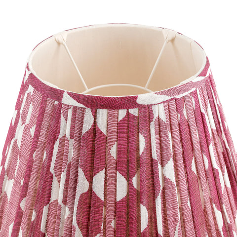 Fermoie Lampshade in Red Whittle