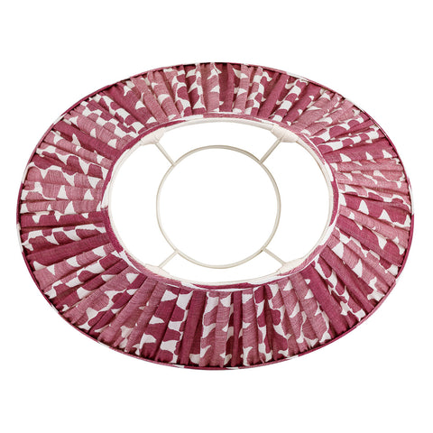 Fermoie Lampshade in Red Whittle