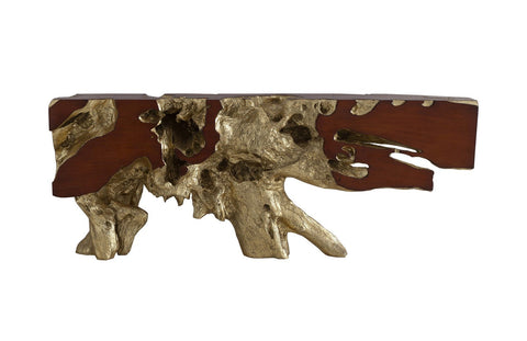 Modern Organic Freeform Console for Entryway