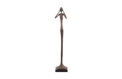 Modern Organic Finished Figurative Sculpture