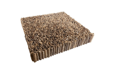 Nature-Driven Modernist Coastal Drum Coffee Table