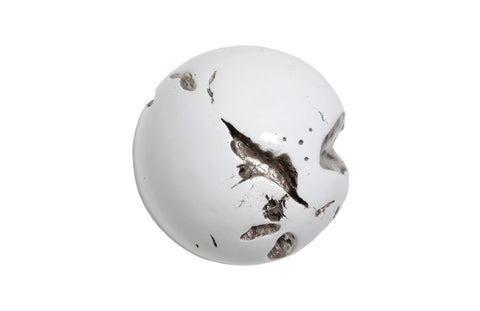 Cast Root Wall Ball Glossy Round Three Dimensional Sculpture