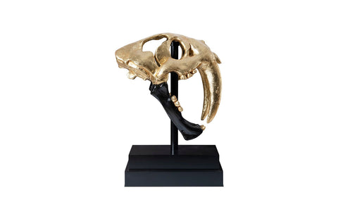 Decorating Essentials Modern Nature Sculpture with Gold Leaf Finish