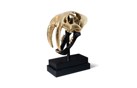 Decorating Essentials Modern Nature Sculpture with Gold Leaf Finish