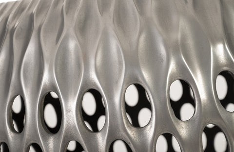 Decorating Essentials Modern Bowl Vase with Cut-Outs Planter