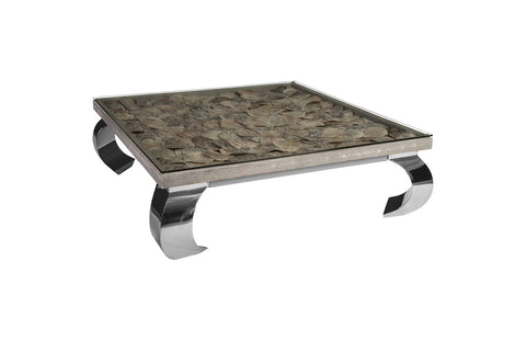 Phillips Collection Timeless Minimalist Organic Square Coffee Table