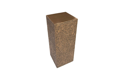 Phillips Collection Modern Abstract Bronze Center Table